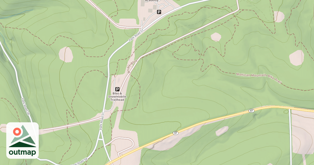 Map of Snowmobile Trail