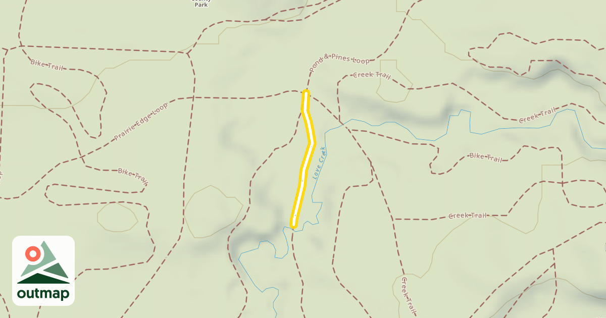 Map of Creek Trail