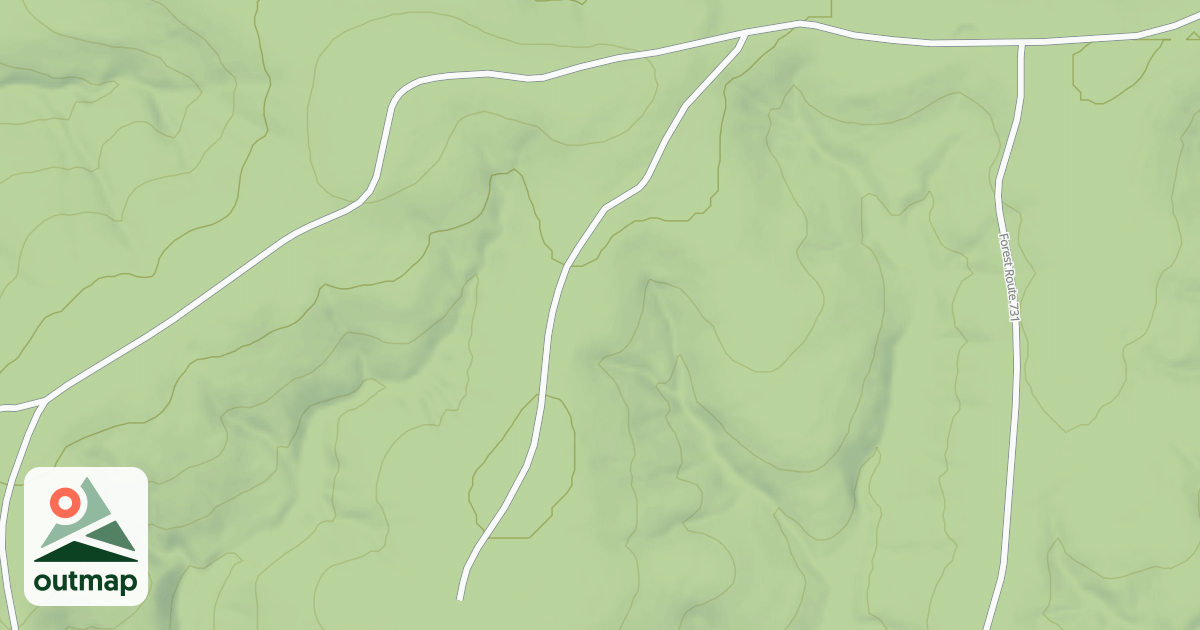 Map of THREE RIDGES SPUR A