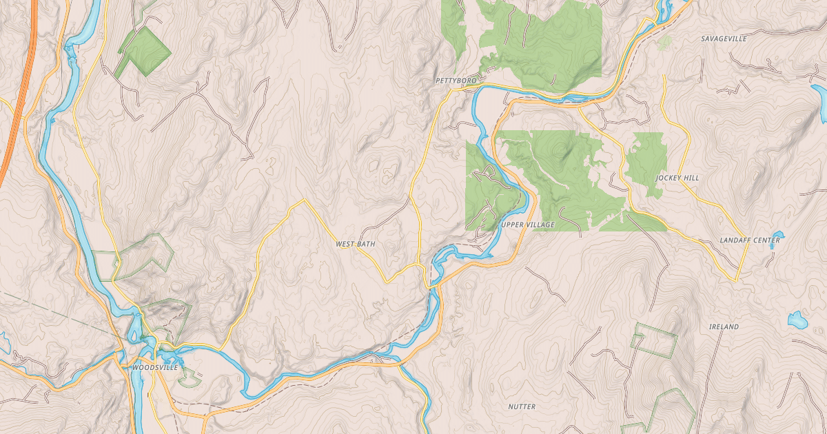 Map preview of Cross NH Adventure Trail