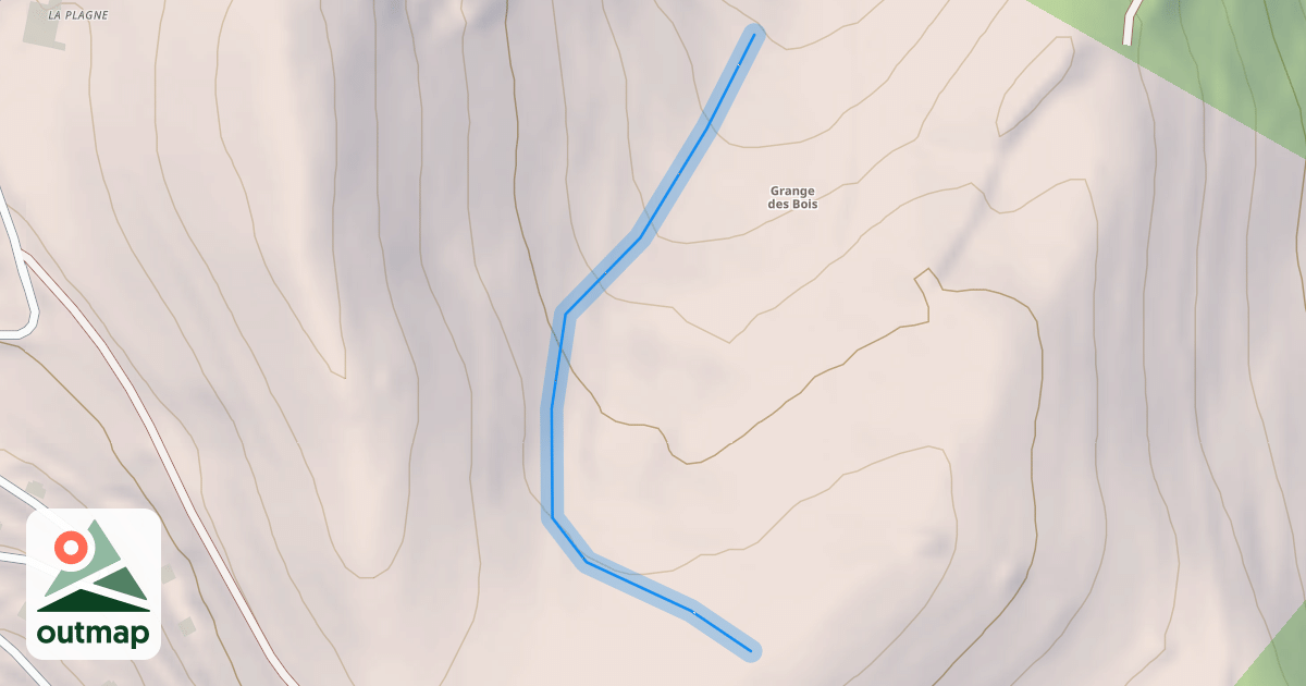 Map of La Grange des Bois