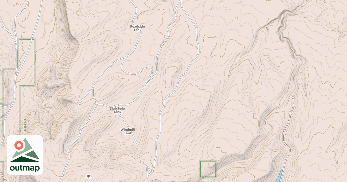 Map of USFS National Forest System Roads {0A8B2336-AF6A-45B1-8B0E-2664F05506D4}