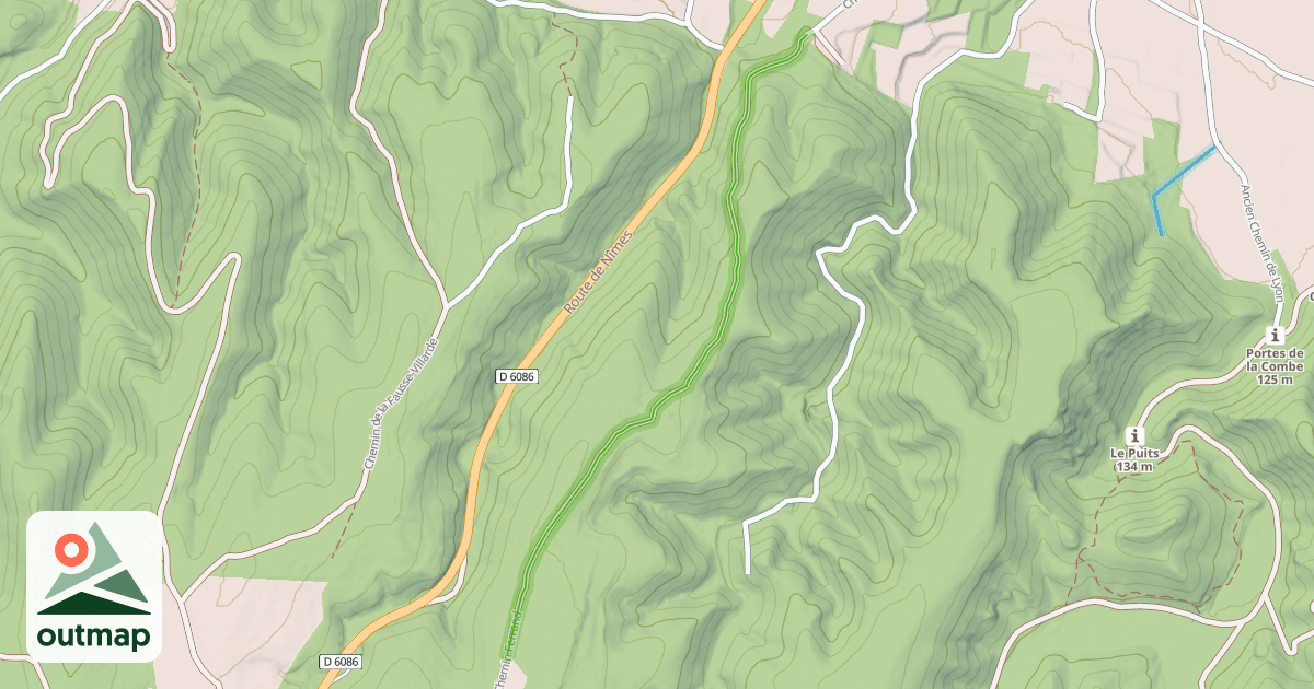 Map of Chemin Ferrand