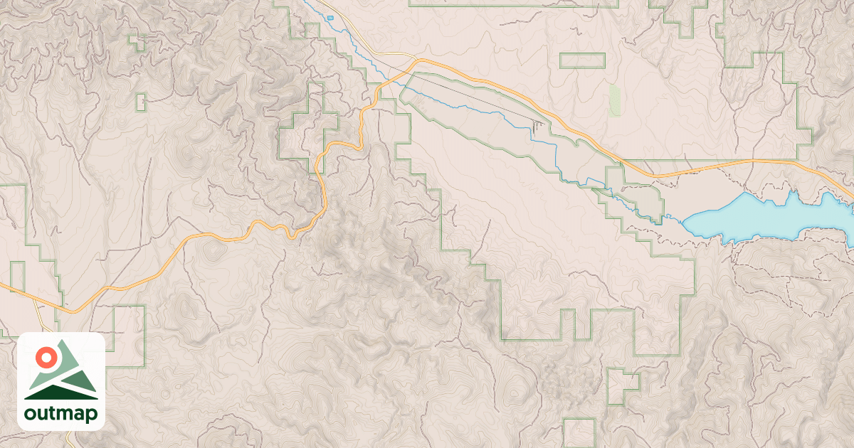 Map of Sawmill-Skyline Snowmobile