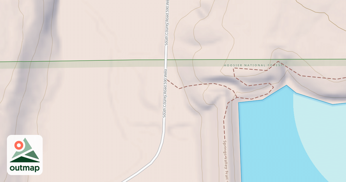 Map of SPRINGS VALLEY DAM PARKING