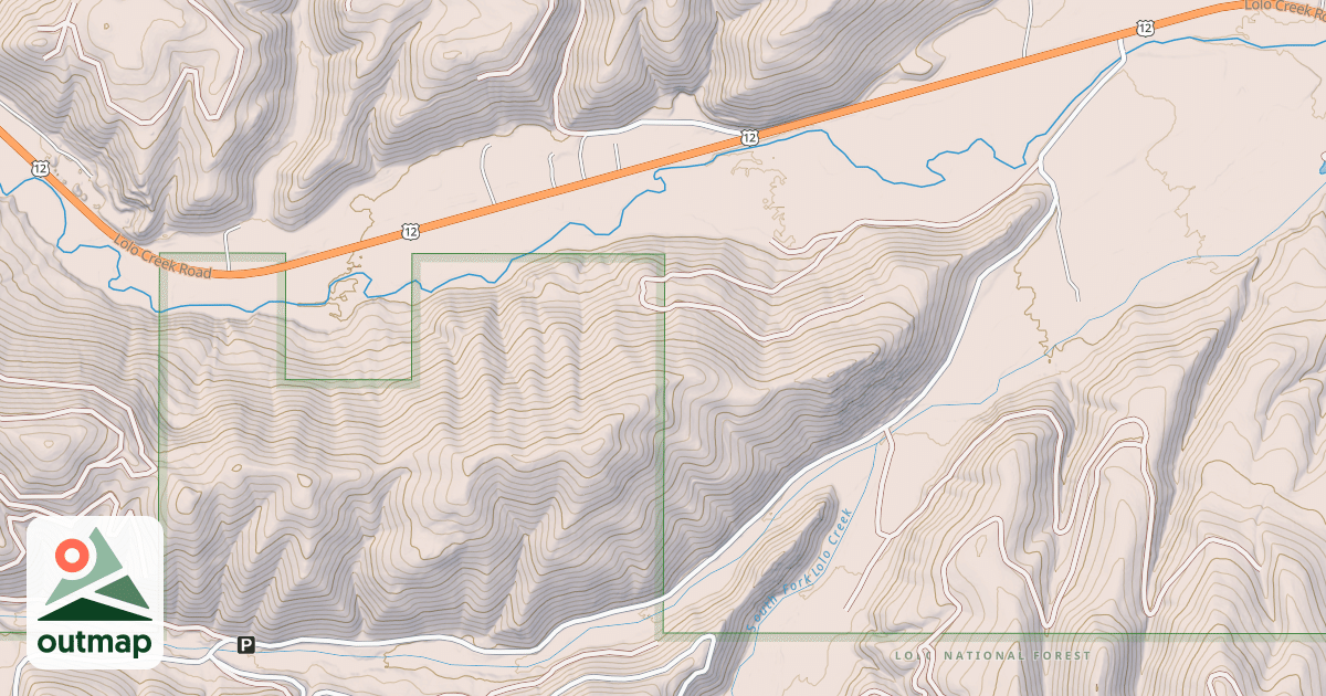 Map of ELK MEADOWS