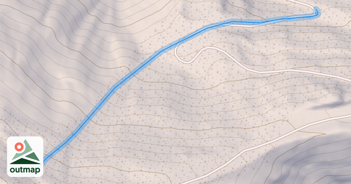 Map of Coume Longue