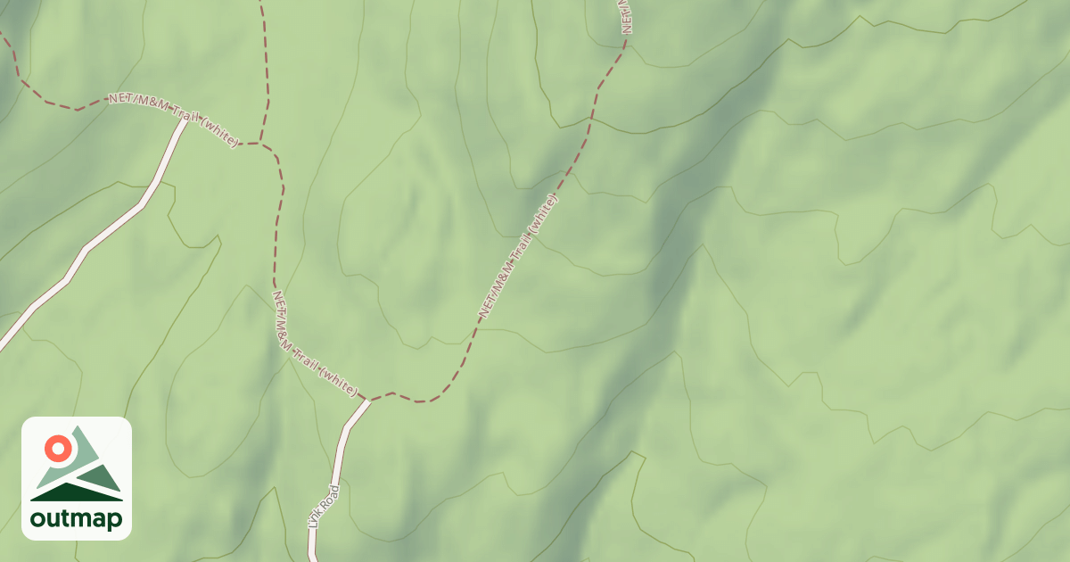 Map of Metacomet - Monadnock and Robert Frost Trails