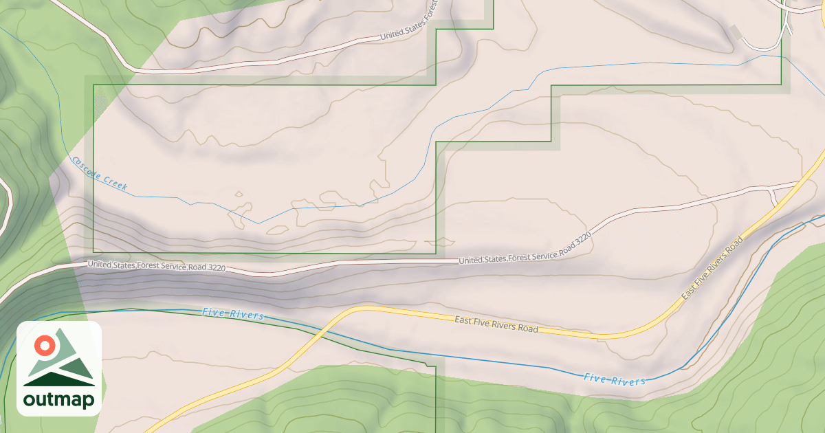 Map of SIETZ RIDGE