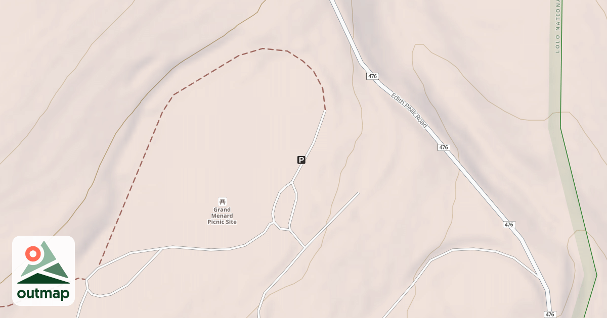 Map of CAMP MENARD SPUR B