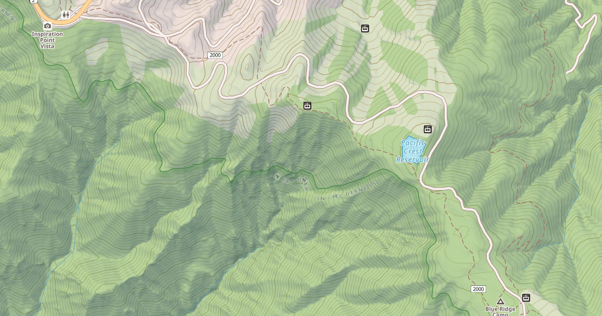Map preview of E. BLUE RIDGE/WRIGHT MT