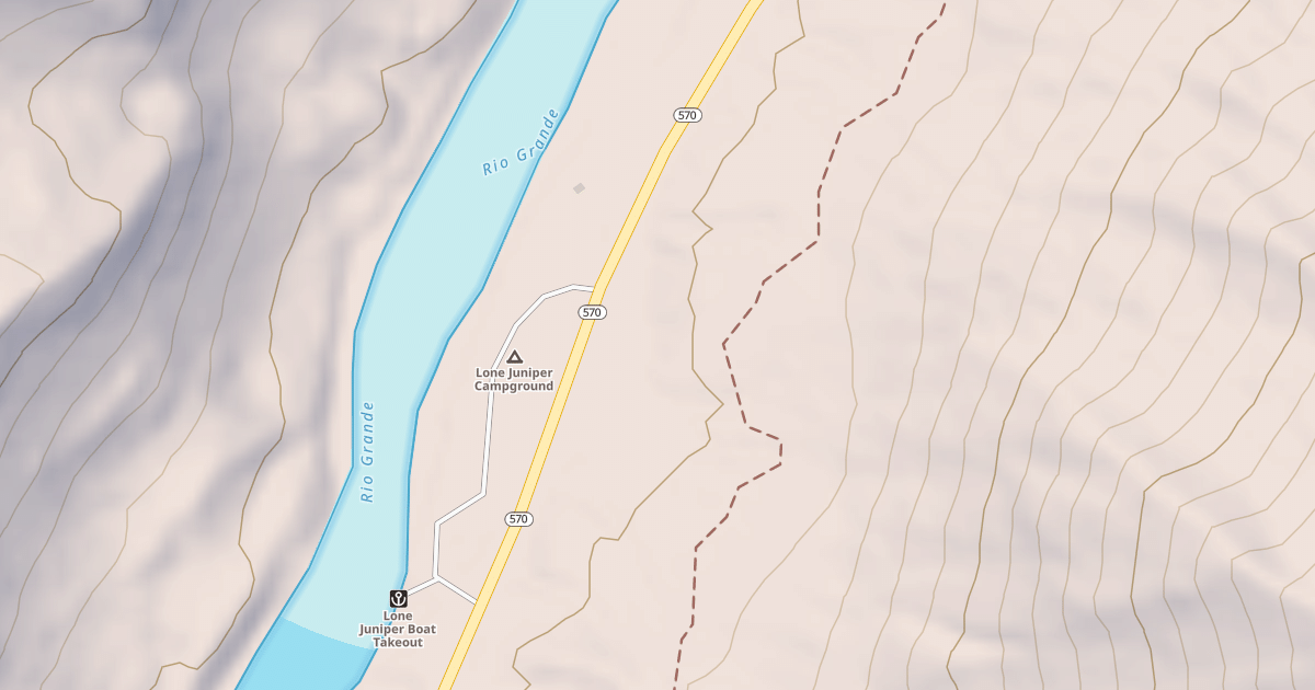 Map preview of La Senda Del Medio Trail