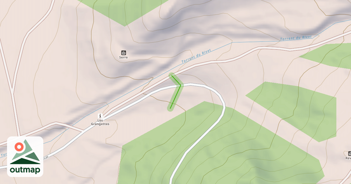 Map of Les Grangettes