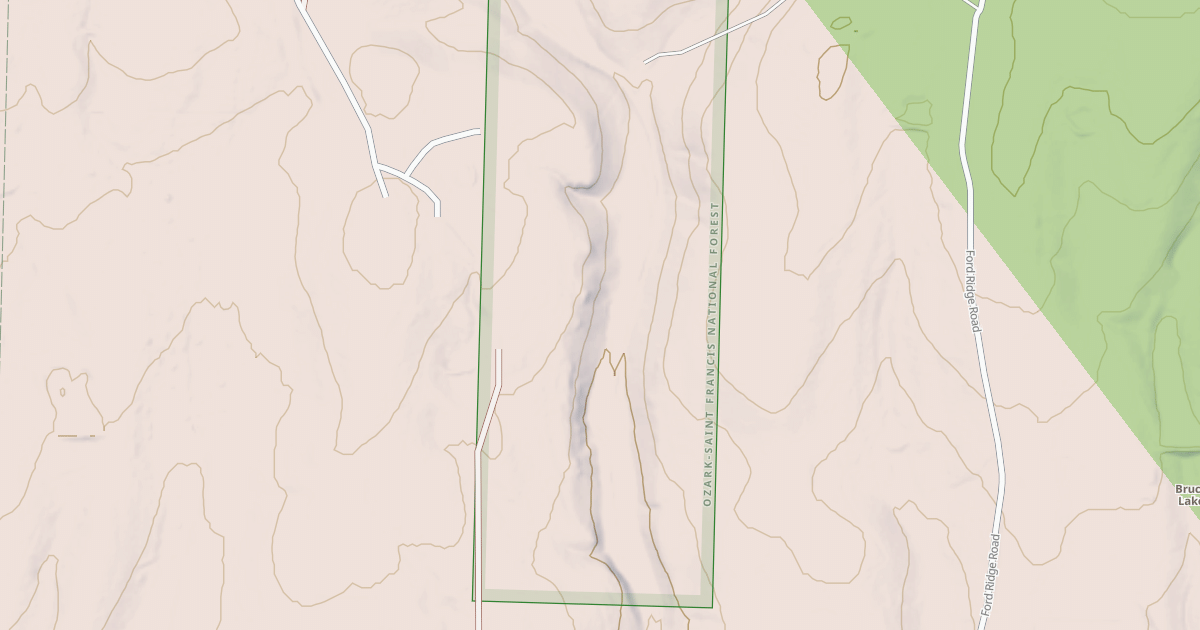 Map preview of USFS Motor Vehicle Use Map Roads {D97E4AC5-7EE7-4380-8091-25981C17F504}