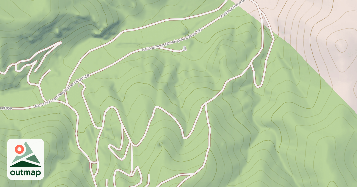 Map of SWITCHBACK ROAD