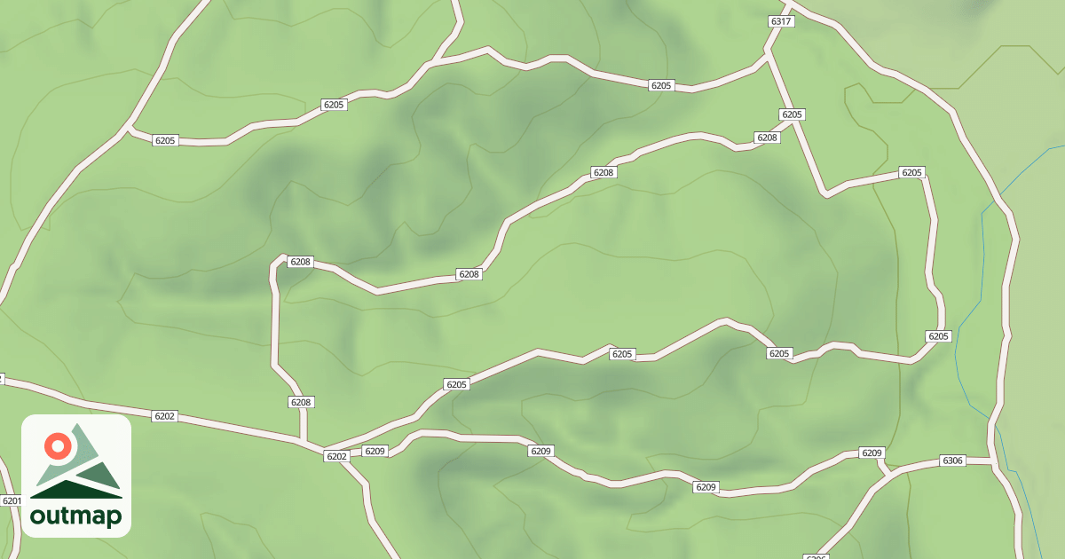 Map of USFS Motor Vehicle Use Map Trails 20238