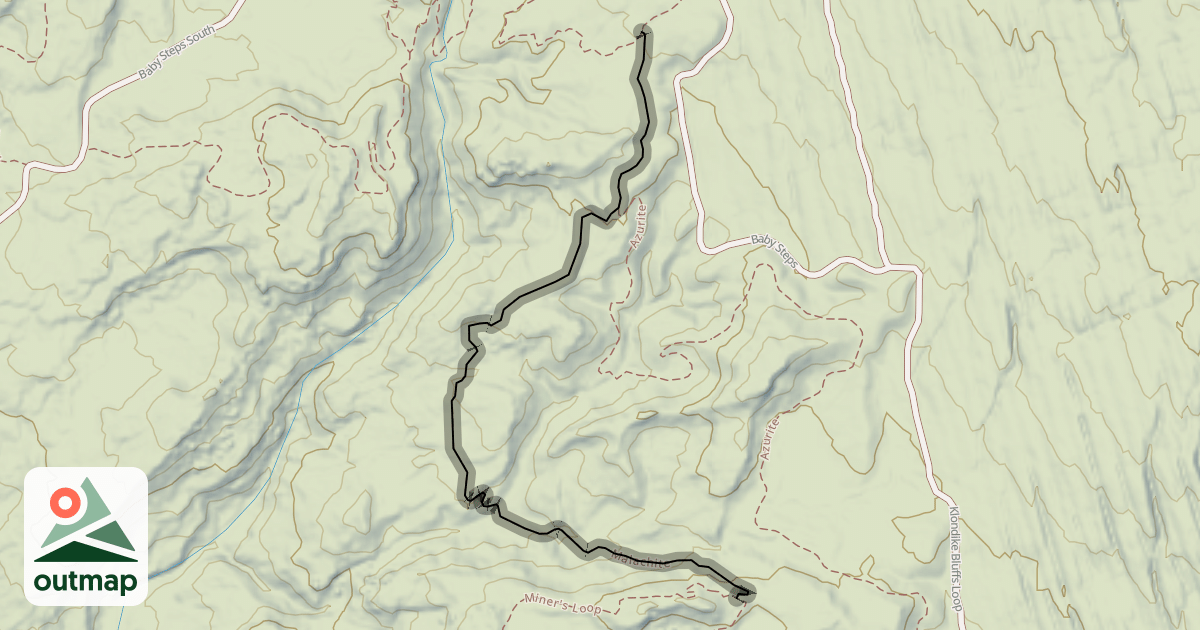Map of Malachite Trail