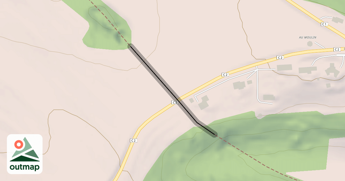 Map of Tunnel de Marcaud
