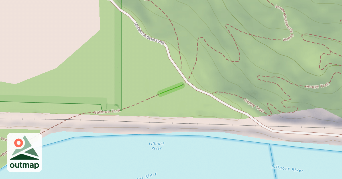 Map of Bathtub Trail