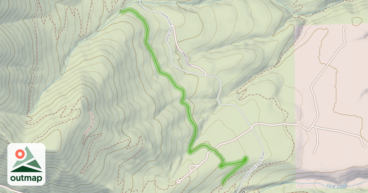 Map of Connector Trail