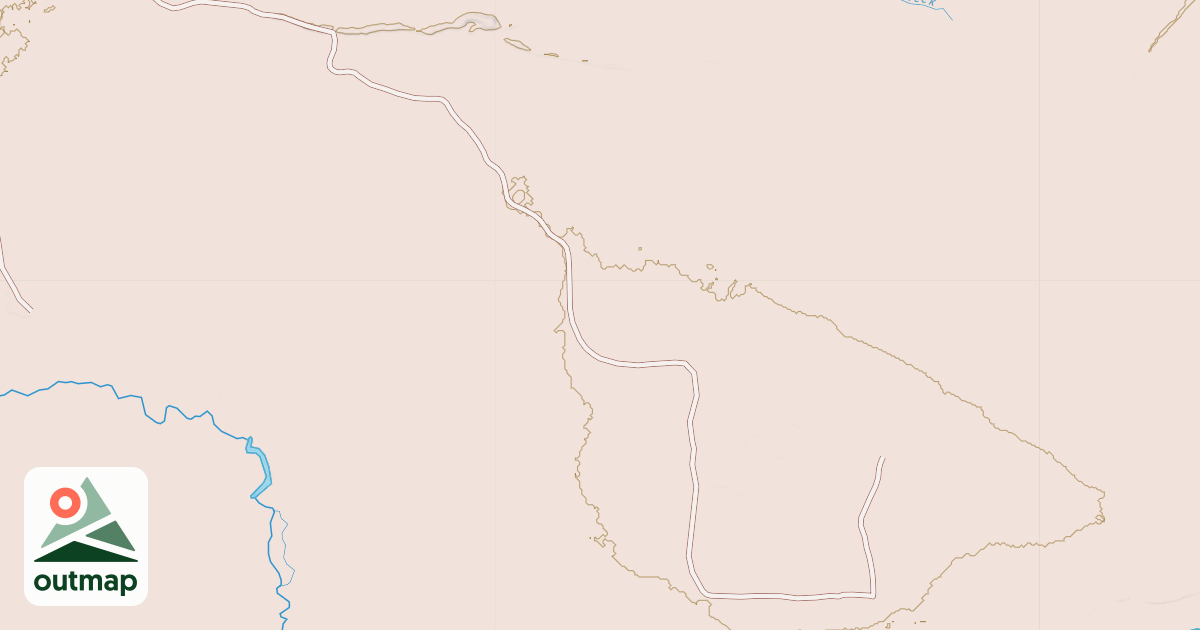 Map of CORDELL SPUR A