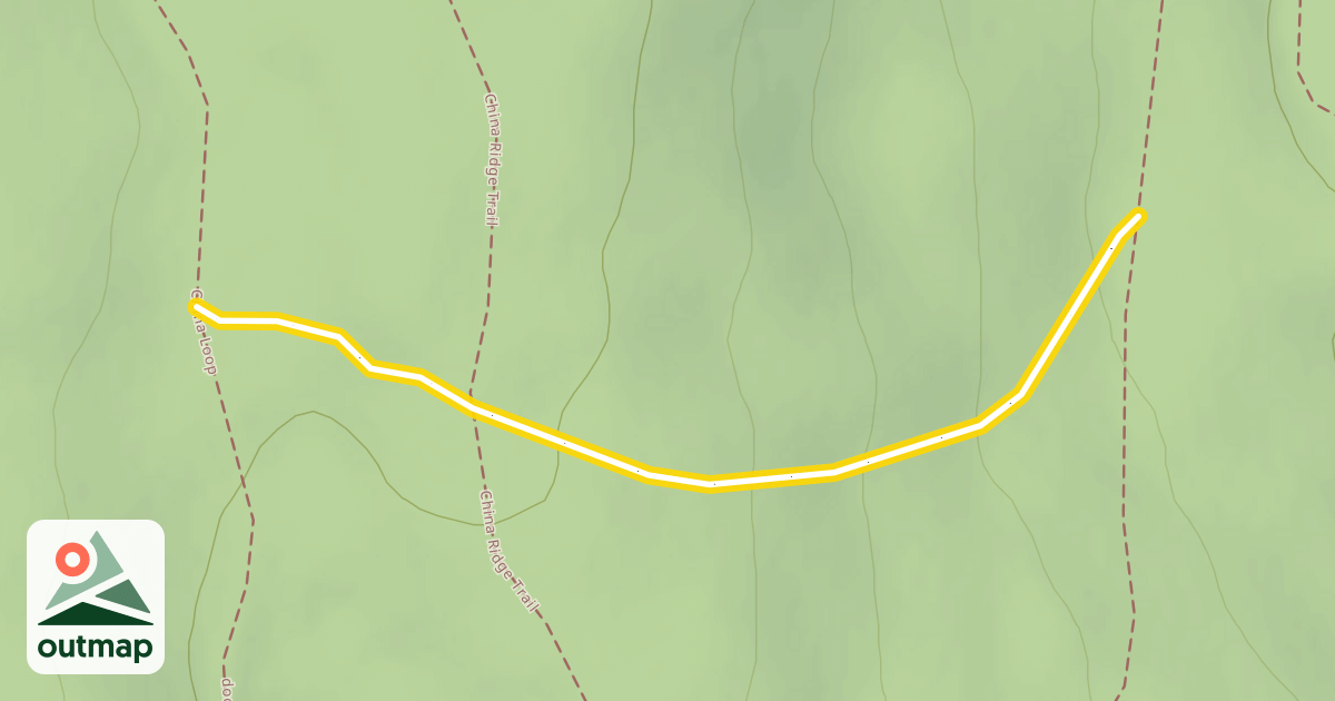 Map of China Ridge Trail