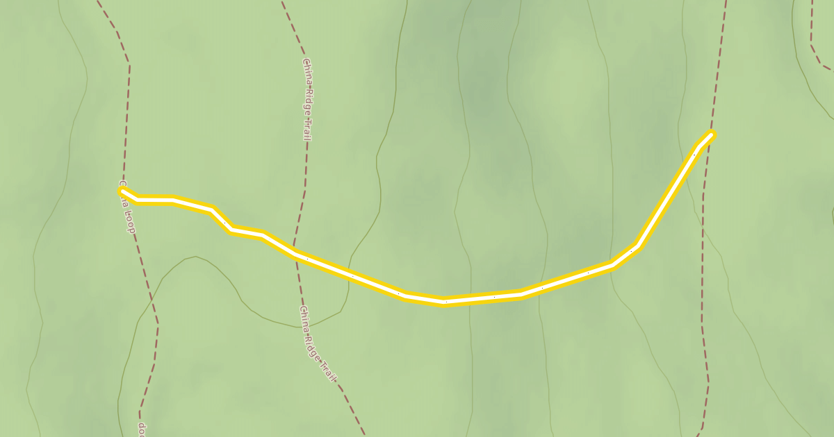 Map preview of China Ridge Trail