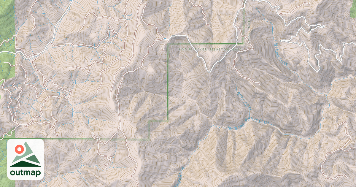 Map of CHROME RIDGE