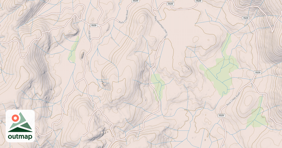 Map of Bald Mountain