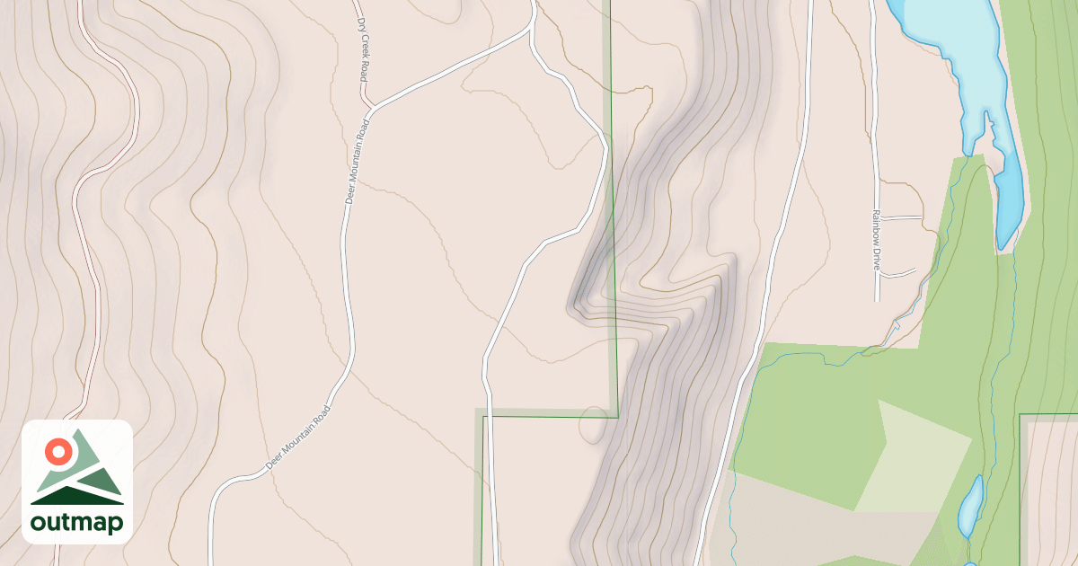Map of ALDER SPRING