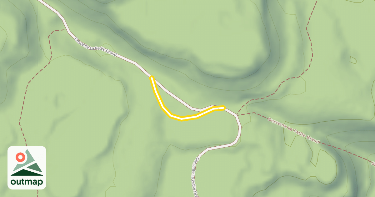 Map of Descente La Petite Grand