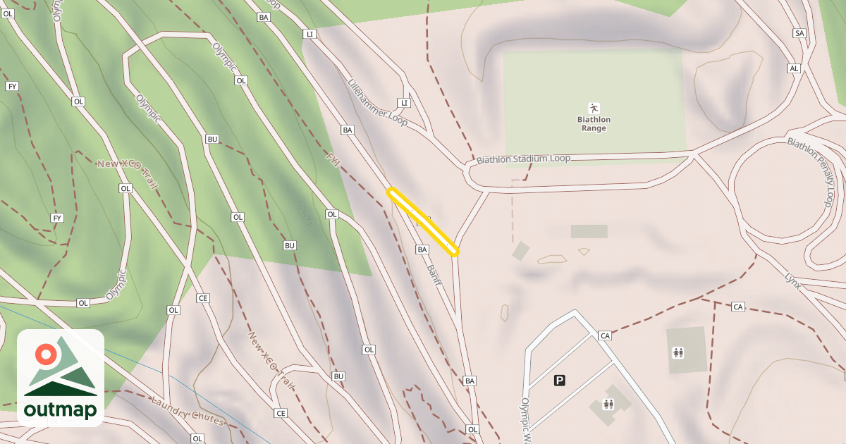 Map of Banff