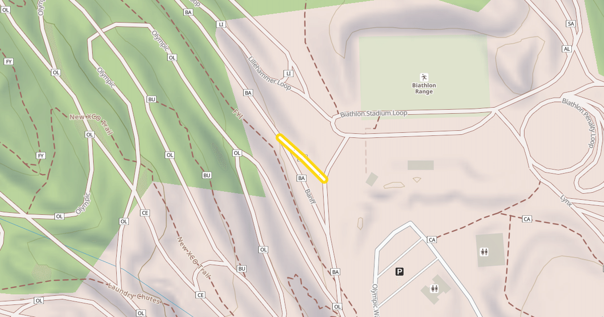 Map preview of Banff