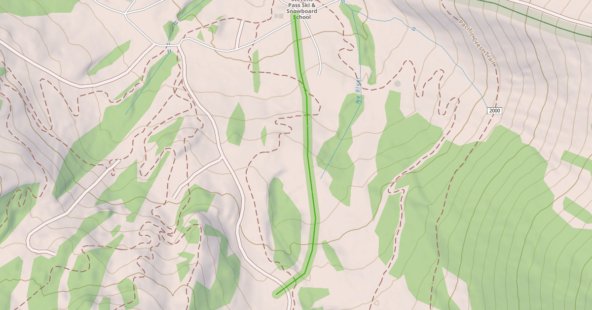 Map preview of Tye Creek