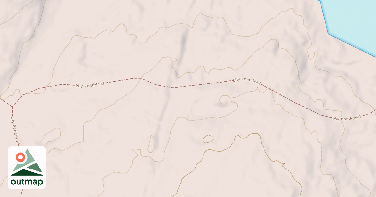 Map of Lily Pond Trail