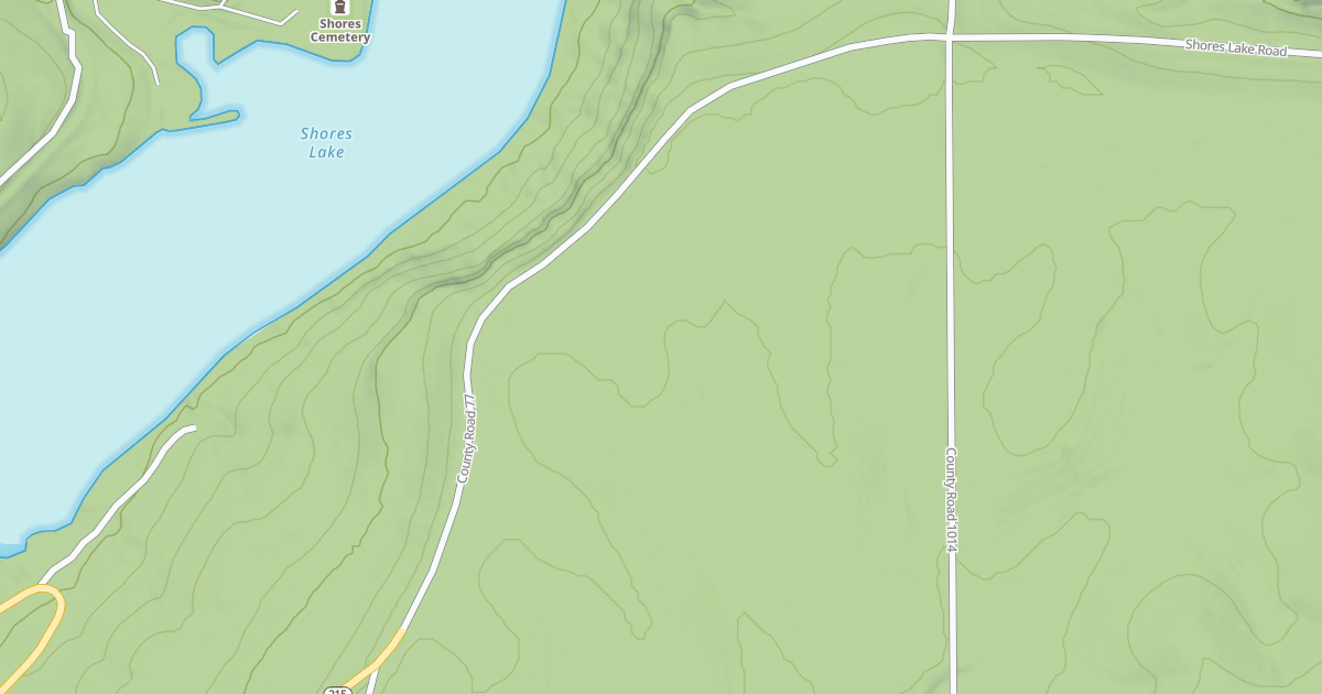 Map preview of SHORES LAKE "JETHRO"