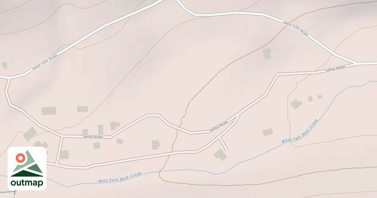 Map of CAMP SENIA SUMMER HOMES