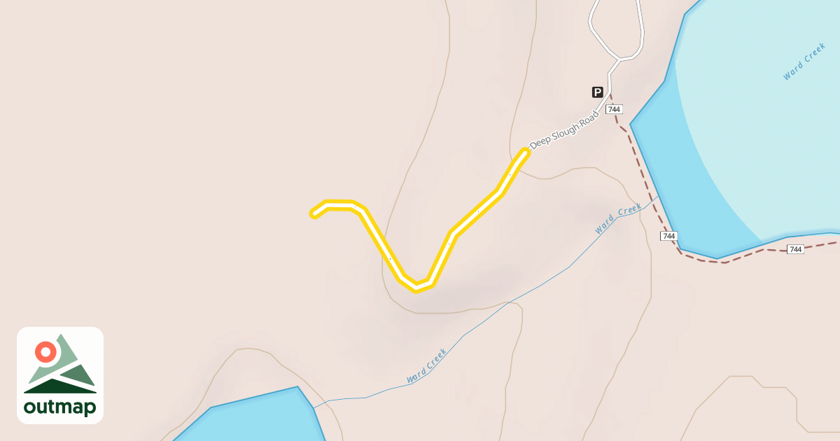 Map of Deep Slough Road