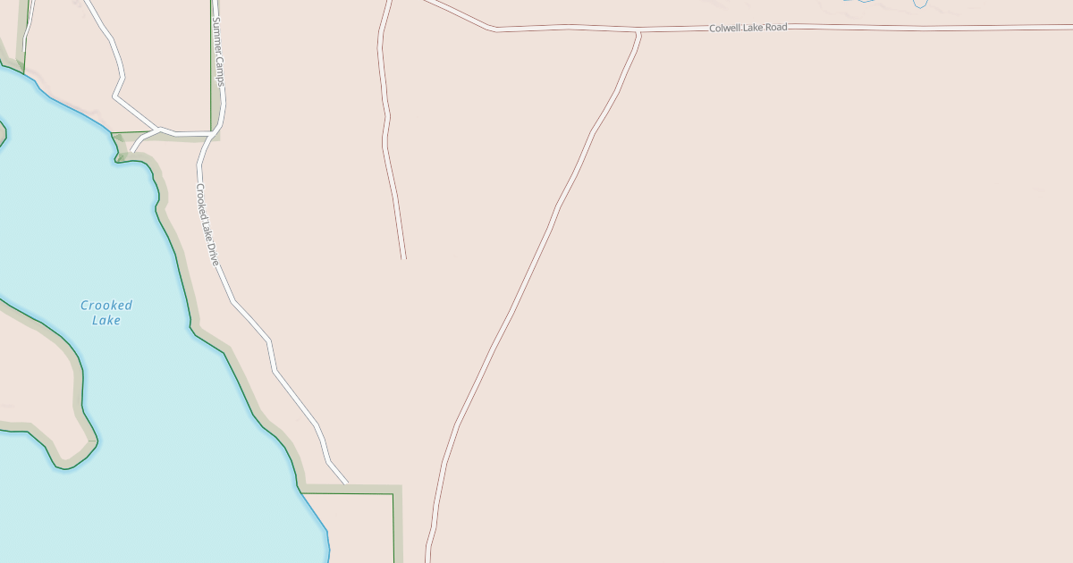 Map preview of EAST CROOKED LAKE