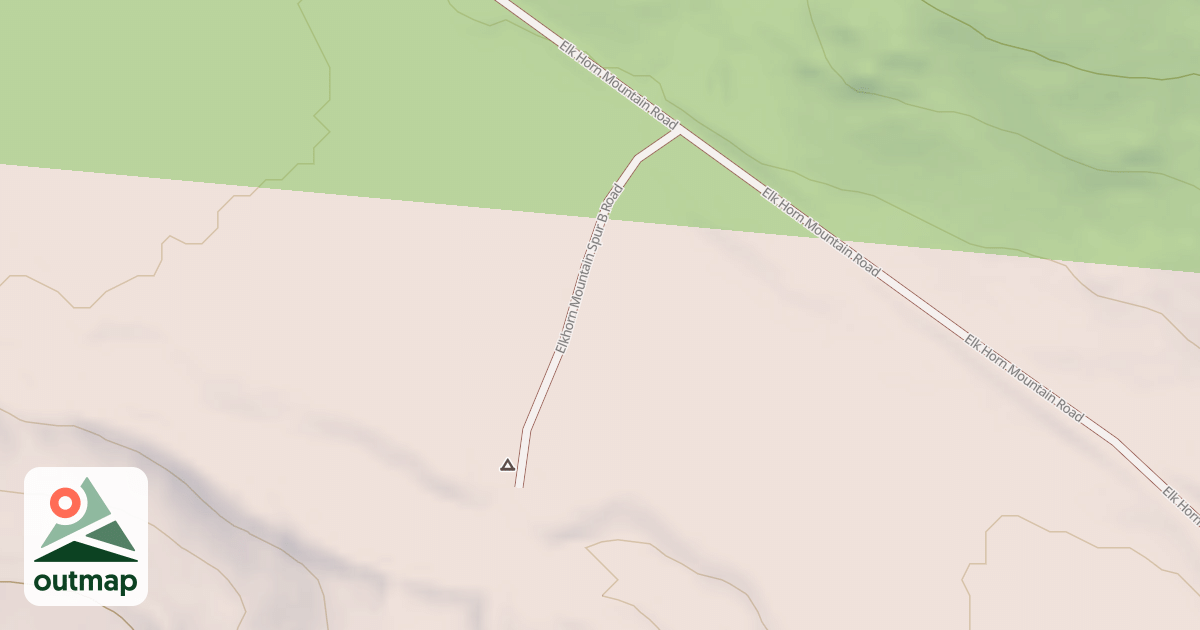 Map of ELKHORN MTN SPUR B