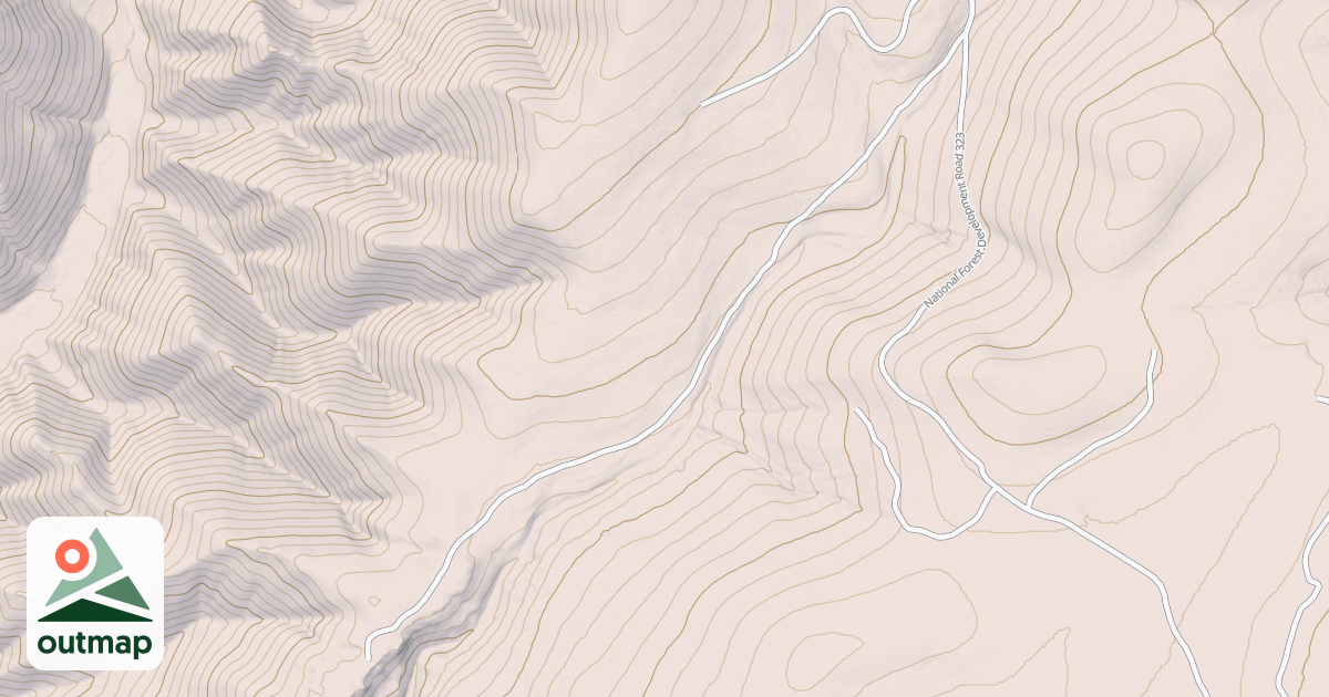 Map of UPPER CORRAL CREEK