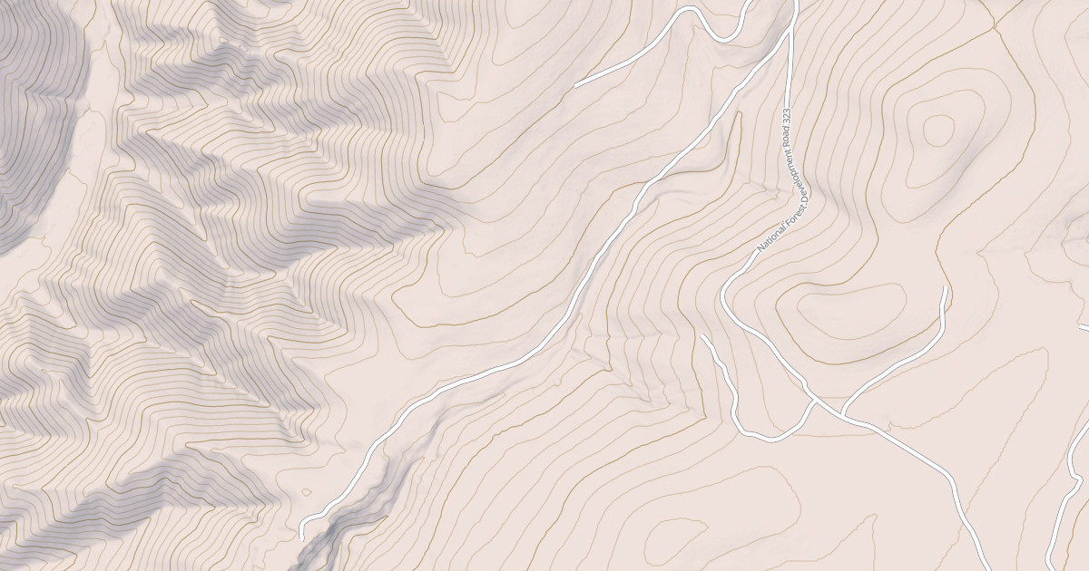Map preview of UPPER CORRAL CREEK