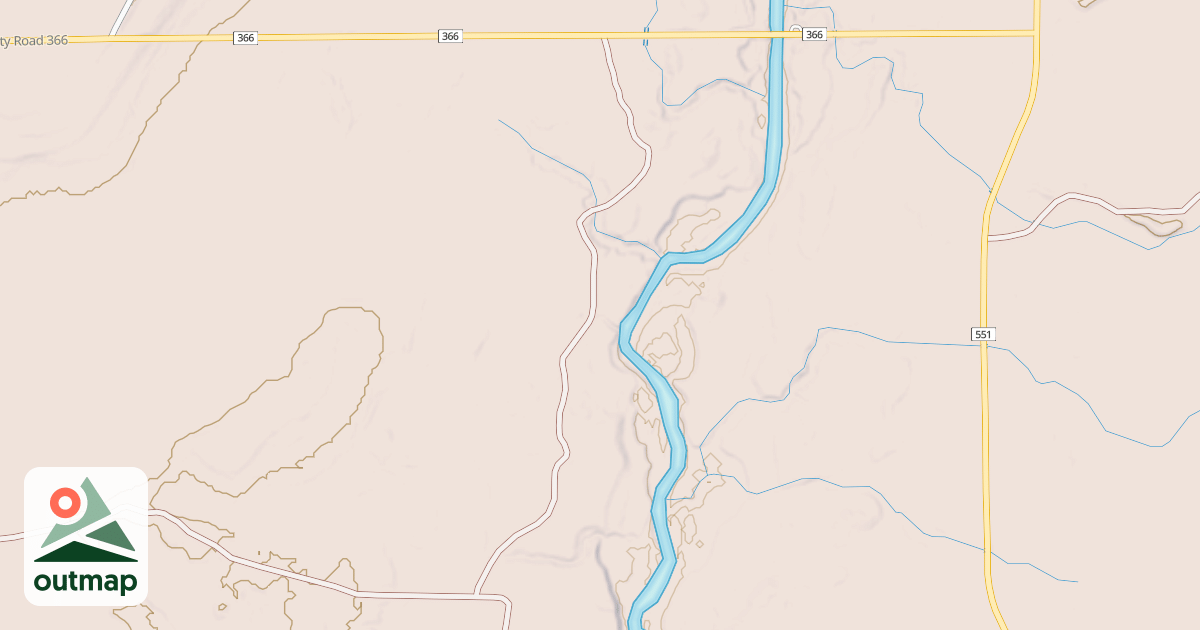 Map of Forest Islands Trail