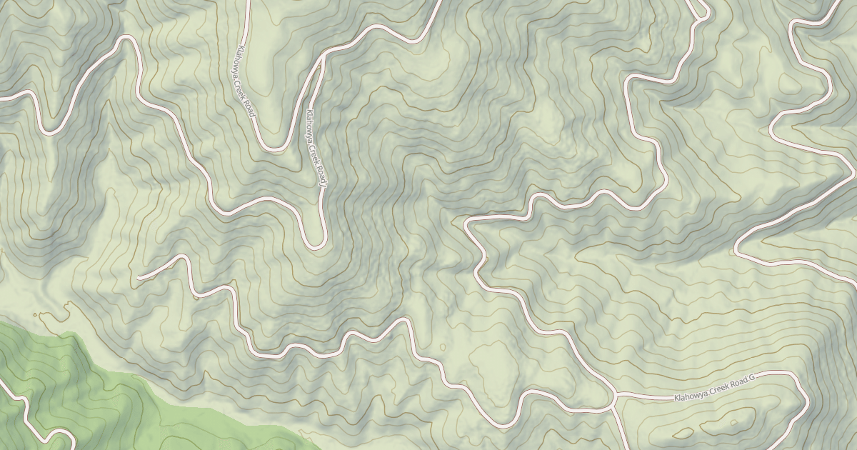 Map preview of KLAHOWYA CREEK F