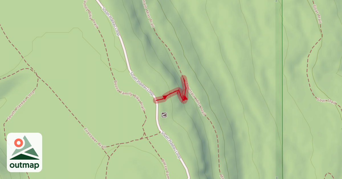Map of South Plat to Mountain Mist Connector