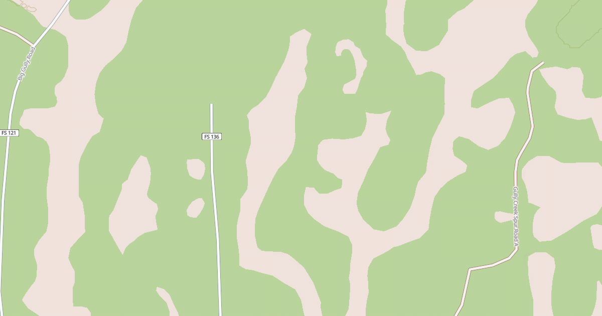 Map preview of USFS Motor Vehicle Use Map Roads {8E31B897-1C7C-492F-B8F0-A5E1C1126139}