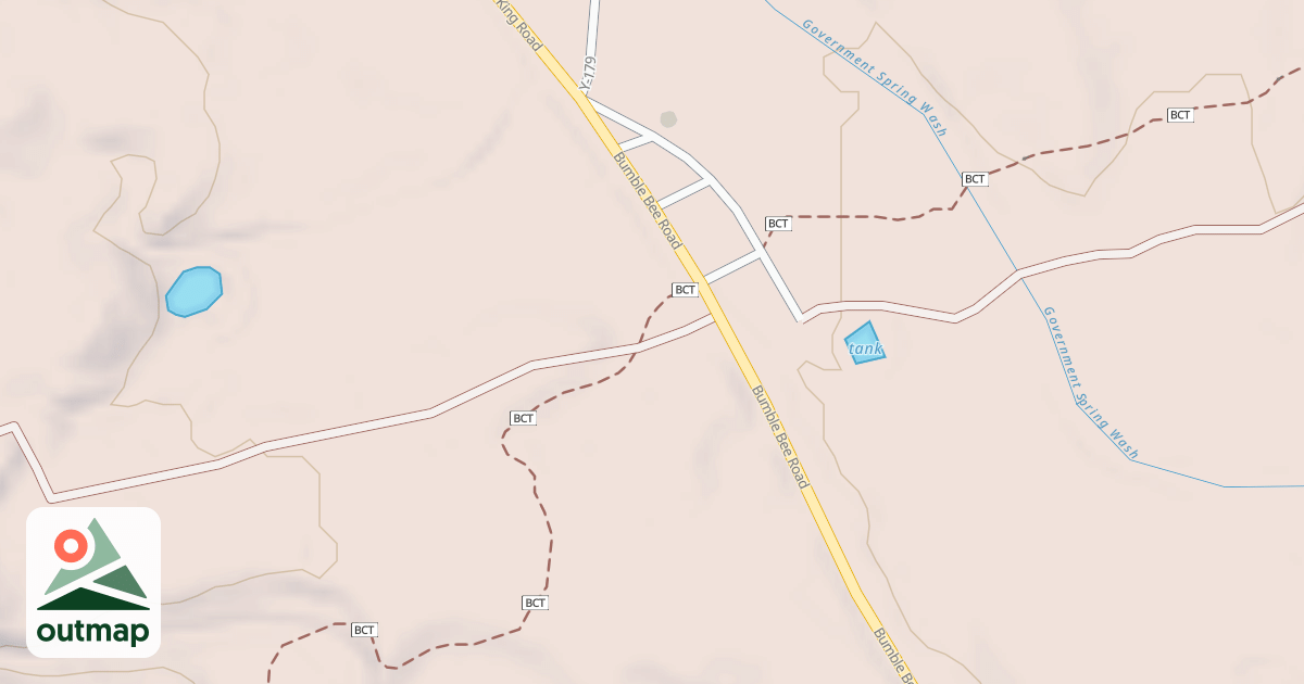 Map of Black Canyon Trail