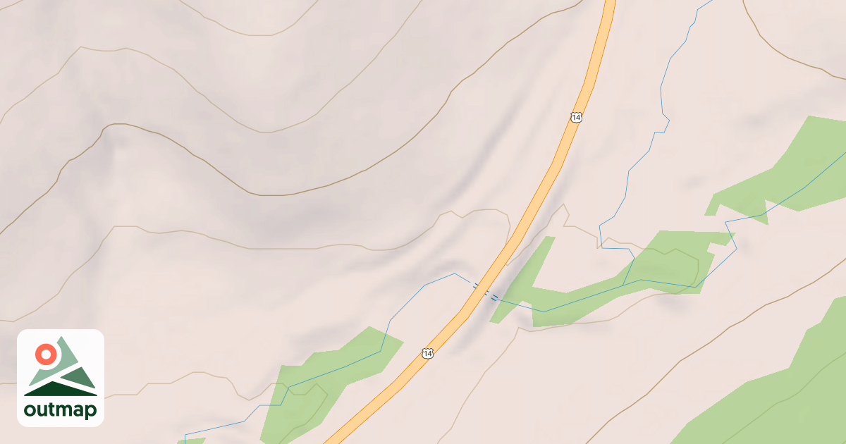 Map of GRANITE CREEK ROAD