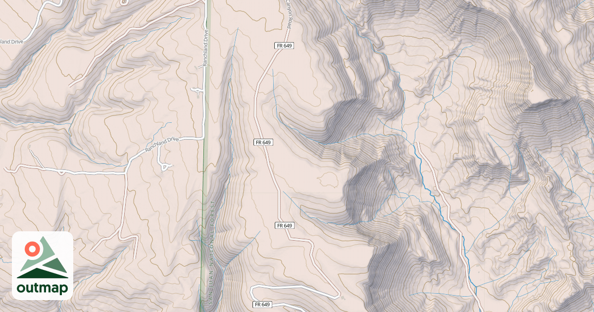 Map of BURNS CANYON