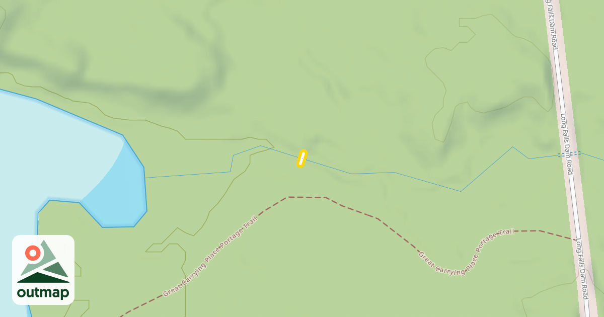 Map of Maine Hut Trail